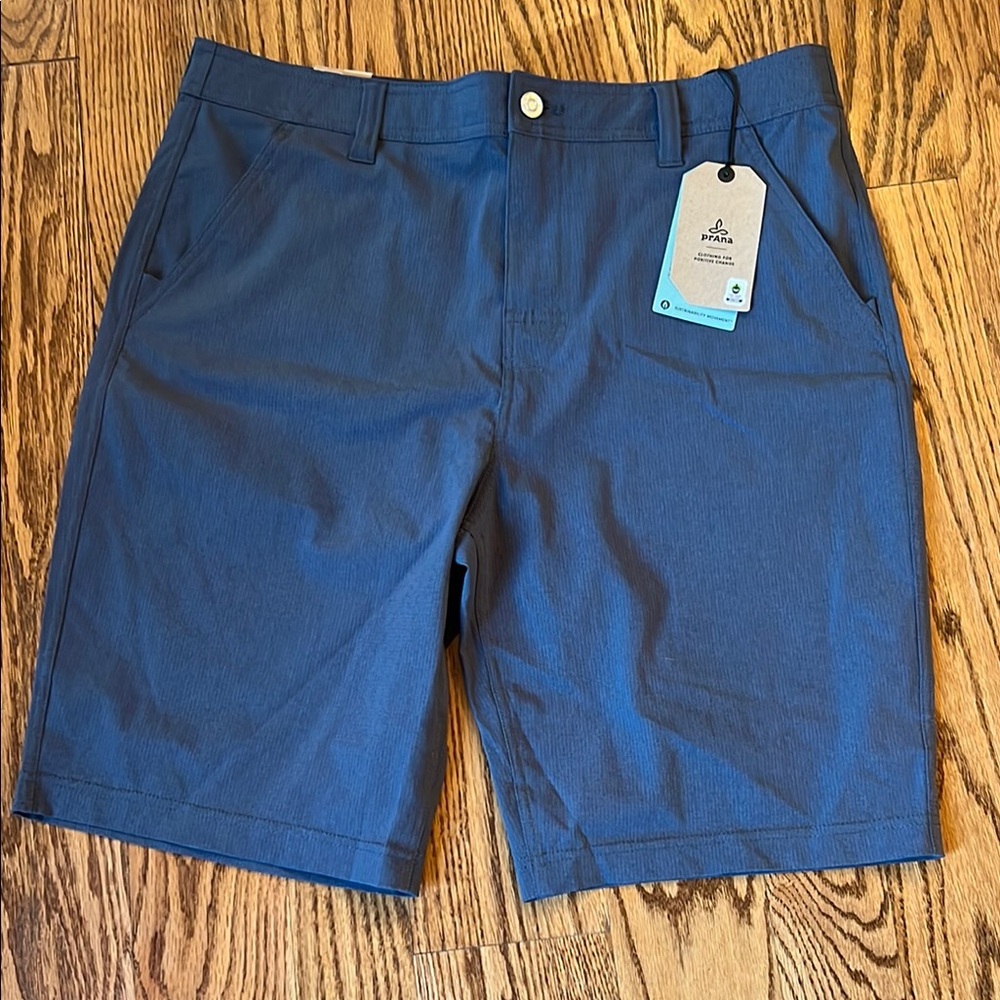 Blue Men's Prana Shorts 🩳